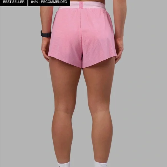 LSKD Accelerate 3” High-Rise Running Short in Candy Pink Marshmallow (size S) - Picture 5 of 14